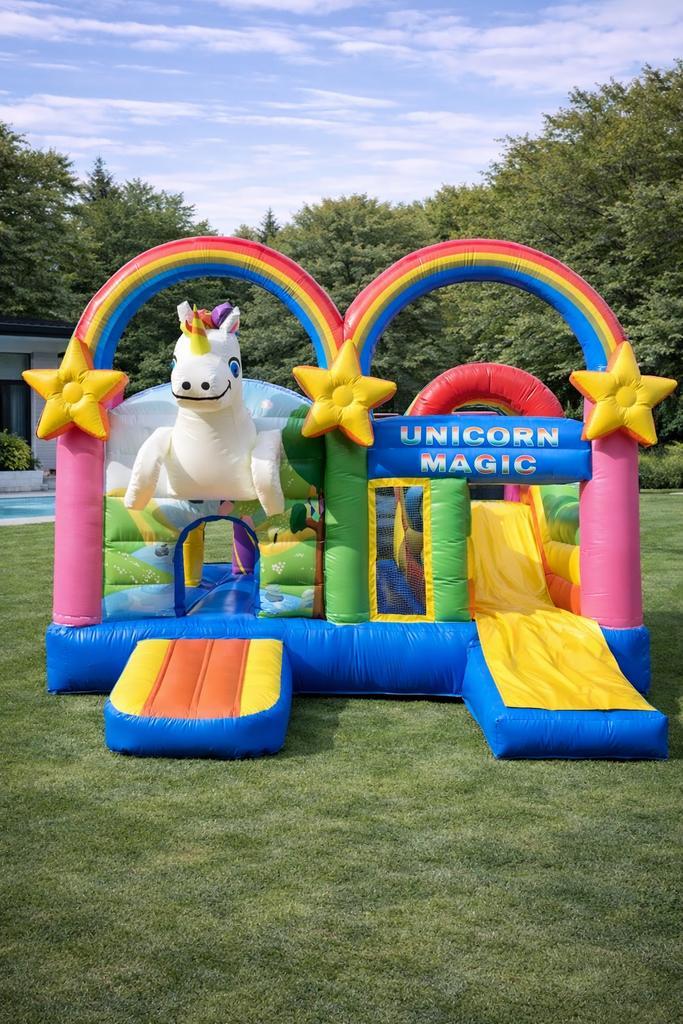 Springkasteel te koop, Hobby en Vrije tijd, Feestartikelen | Verhuur, Zo goed als nieuw, Ophalen