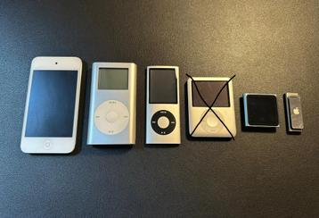 Ipod mini/ nano/ shuffle/ touch verzameling, lot, Enlèvement, Comme neuf, Mini