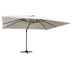 Nieuw in doos! Zweefparasol met LED verlichting 3m op 4m, Tuin en Terras, Parasols, Ophalen, Nieuw, Zweefparasol, 3 tot 4 meter