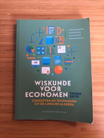 Wiskunde voor economen - handboek tew beschikbaar voor biedingen