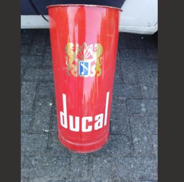 Porte-parapluies en émail DUCAL, Enlèvement ou Envoi, Utilisé, Panneau publicitaire