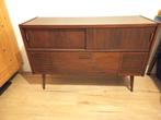 vintage jaren '60 radio- en platenspeler kastje, Ophalen, Gebruikt, 100 tot 150 cm, Jaren '60