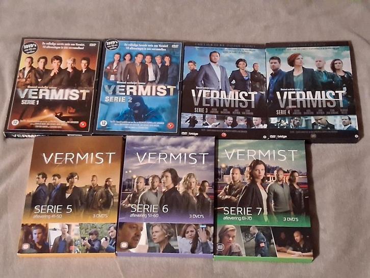 Vermist,  de volledige reeks op 7x3 dvd's, Cd's en Dvd's, Dvd's | Tv en Series, Zo goed als nieuw, Actie en Avontuur, Boxset, Vanaf 9 jaar