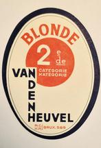 Blonde Vandenheuvel Etiquette biere label 16, Verzamelen, Verzenden, Zo goed als nieuw, Overige typen