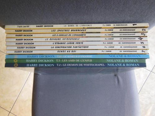 Lot BD Harry Dickson 1 à 7 + 2 / 3 / 11, Boeken, Stripverhalen, Gelezen, Ophalen of Verzenden