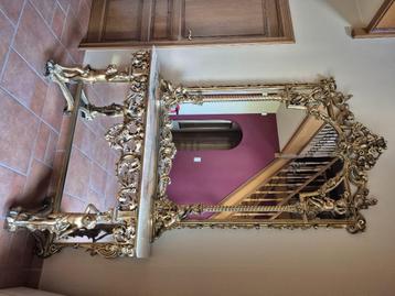 Superbe console d’entrée baroque avec miroir beschikbaar voor biedingen
