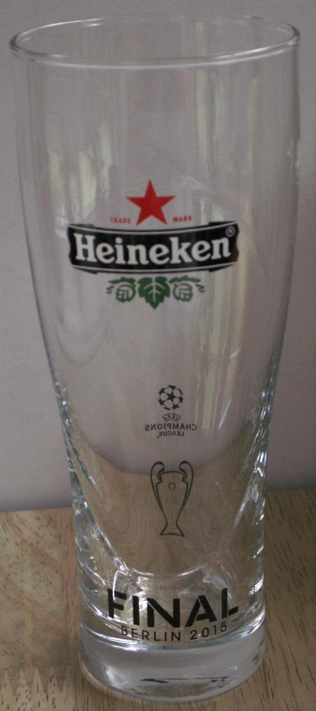 Verre à bière Heineken Finale de l'UEFA Champions League Ber, Collections, Marques de bière, Neuf, Heineken, Enlèvement ou Envoi