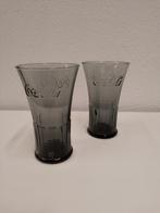Set van 2 gefumeerde  collector glazen Coca Cola – McDonald’, Ophalen of Verzenden, Zo goed als nieuw, Frisdrankglas