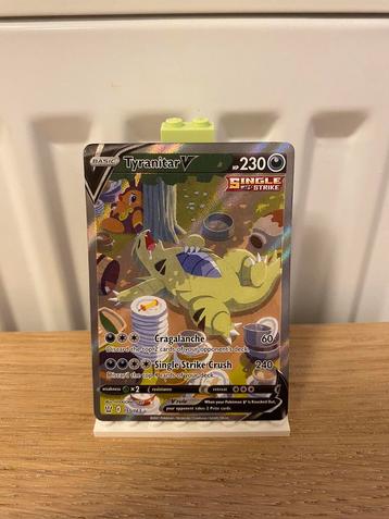 Tyranitar V Full Art 155/163 - Carte Pokémon, Enlèvement ou Envoi, Neuf, Cartes en vrac, Foil