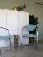 Effezeta stoelen 2 stuks, Ophalen, Gebruikt, Twee, Blauw