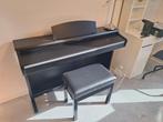 Electrische piano met pianostoel, Muziek en Instrumenten, Piano's, Ophalen, Zwart, Digitaal, Zo goed als nieuw