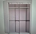 Armoire - penderie en tissu 140 x 43 cm - hauteur 174 cm, Maison & Meubles, 25 à 50 cm, Métal, Comme neuf, 100 à 150 cm