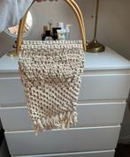 Gehaakte tas, Handtassen en Accessoires, Tassen | Damestassen, Ophalen of Verzenden, Zo goed als nieuw, Beige, Handtas