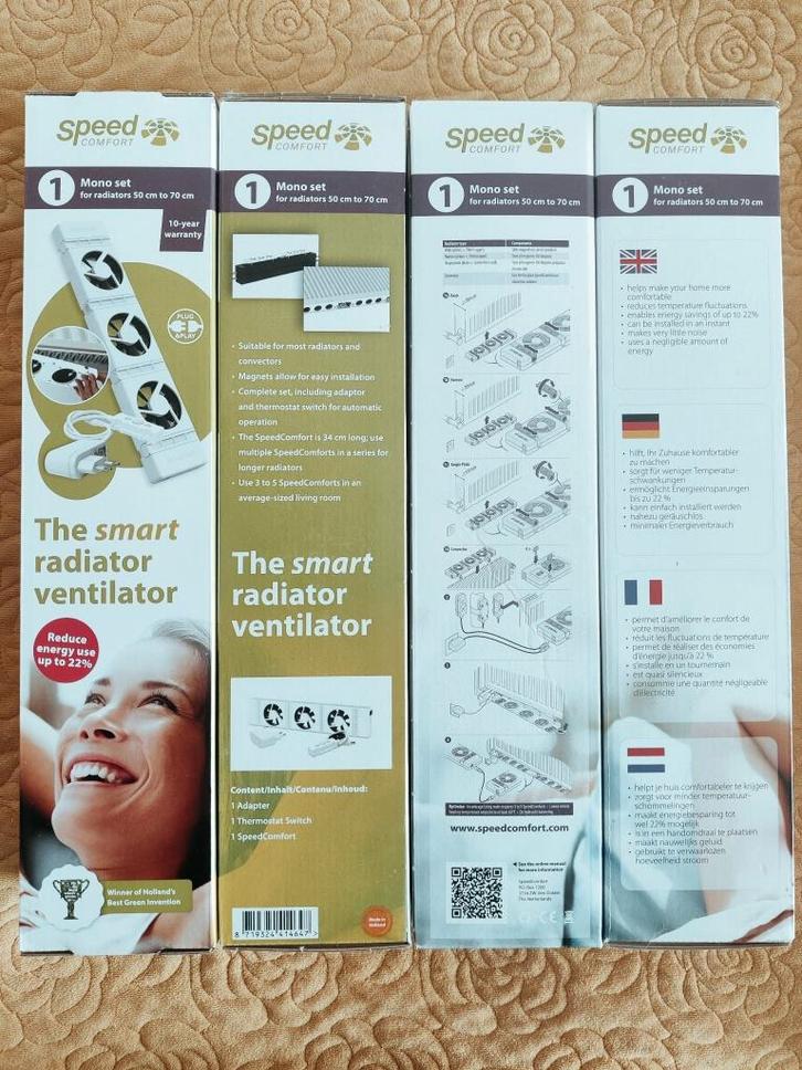 Simme Radiator Ventilator SpeedComfort, Doe-het-zelf en Bouw, Verwarming en Radiatoren, Nieuw, Overige typen, Ophalen