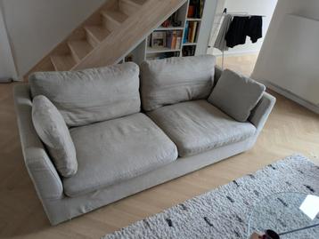 Canapé confortable beige, Enlèvement, Comme neuf