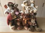 Collectie teddyberen incl zetel en schommelstoel, Verzamelen, Beren en Cherished Teddies, Ophalen, Zo goed als nieuw, Stoffen beer