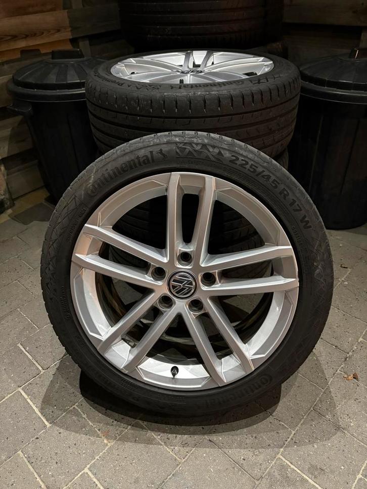 Vw Gtd velgen, Auto-onderdelen, Banden en Velgen, Banden en Velgen, Zomerbanden, 17 inch, 225 mm, Personenwagen, Gebruikt, Ophalen
