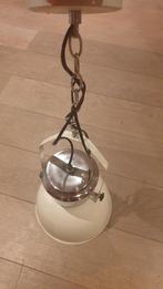 Witte industriële hanglamp, Huis en Inrichting, Ophalen, Zo goed als nieuw