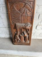 Panneau en jous sculpte, Antiek en Kunst, Kunst | Beelden en Houtsnijwerken, Ophalen of Verzenden