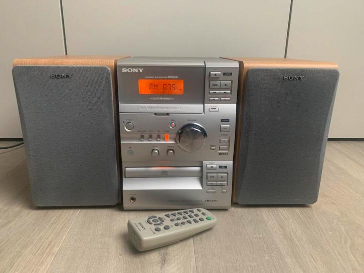 Stereo-installatie SONY CMT-CP11, TV, Hi-fi & Vidéo, Chaîne Hi-fi, Deck cassettes ou Lecteur-enregistreur de cassettes, Lecteur CD