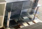 tv tafel, Ophalen, Gebruikt, 100 tot 150 cm, Glas