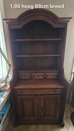 Massief eiken secrataire, Huis en Inrichting, Kasten | Secretaires, Ophalen, Zo goed als nieuw