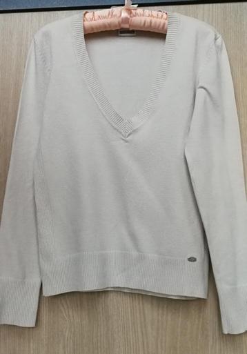 Beige V-hals trui - Street One - maat 42-44 beschikbaar voor biedingen