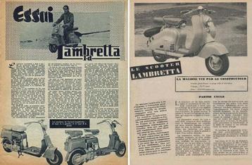 RTM voor LAMBRETTA Scooters (1953-1969) in het Frans.  beschikbaar voor biedingen