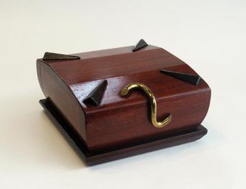 Ermond Vintage houten sigarettendoos, Frankrijk uit de 50-60 beschikbaar voor biedingen