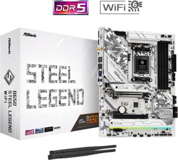 ASRock B650 Steel Legend + AMD Ryzen5 9600X + Corsair 32gb d beschikbaar voor biedingen