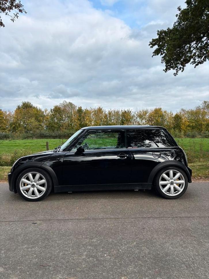 Mini One 2005, Auto's, Mini, Particulier, One, Benzine, Euro 4, Stadsauto, 3 deurs, Handgeschakeld, Zwart, Zwart, Stof, Voorwielaandrijving