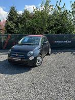 Fiat 500C ZWART & ROOD DAK, Autos, Système de navigation, 500C, Noir, Tissu