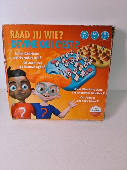 Raad je Wie - bordspel Dreamland, Hobby en Vrije tijd, Gezelschapsspellen | Bordspellen, Gebruikt, Een of twee spelers, Ophalen of Verzenden