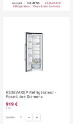 Réfrigérateur SIEMENS pose libre NEUF EMBALLÉ, Enlèvement