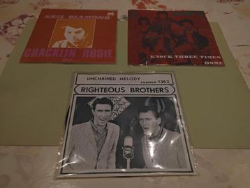 Vintage Vinyl 45 toeren plaatjes Popmuziek beschikbaar voor biedingen