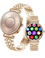 smartwatch met gouden armband, Handtassen en Accessoires, Horloges | Dames, Ophalen of Verzenden, Nieuw