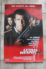 filmaffiche Lethal Weapon 4 Mel Gibson filmposter, Verzamelen, Posters, Rechthoekig Staand, Ophalen of Verzenden, Zo goed als nieuw