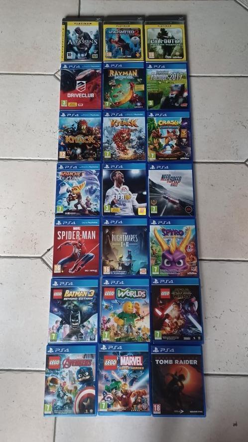 PS4 slim 1TB met 21 spellen, Consoles de jeu & Jeux vidéo, Consoles de jeu | Sony PlayStation 4, Utilisé, Slim, 1 TB, Avec 2 manettes