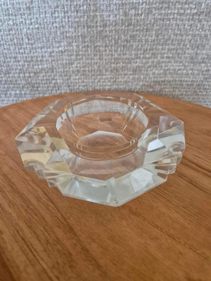 Art deco kristallen asbak Val-Saint-Lambert, Antiek en Kunst, Antiek | Glaswerk en Kristal, Ophalen of Verzenden