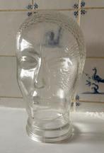 Vintage glazen hoofd (groot formaat), Enlèvement ou Envoi