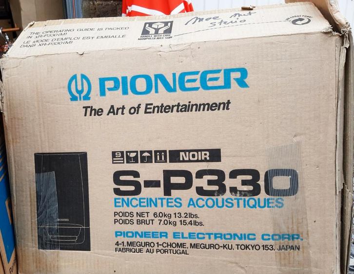 2 luidsprekers pioneer s p3.30, Audio, Tv en Foto, Professionele apparaten, Nieuw, Ophalen