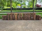 Diverse houten meerpalen zuilen dukdalfen met ijzeren ring, Antiek en Kunst, Ophalen of Verzenden
