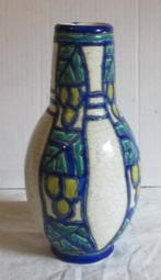 Vase en céramique Boch Ch. Catteau décor géométrique 125, Antiquités & Art, Antiquités | Céramique & Poterie, Envoi