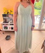 Shein mintgroene ceremoniejurk 1XL, Kleding | Dames, Ophalen of Verzenden, Zo goed als nieuw