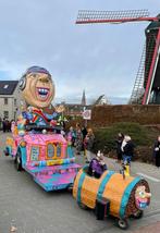 Prachtige polyesteren carnavalswagen, Comme neuf, Enlèvement, Article de fête