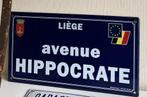 Plaque rue Liège, Collections, Marques & Objets publicitaires, Comme neuf, Autres types, Enlèvement