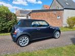 Mini one cabrio 1.6 benzine 97dkm euro5 gekeurd en 1jgaranti, Auto's, Mini, Voorwielaandrijving, Zwart, 4 cilinders, Blauw