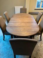 massieve eettafel, Huis en Inrichting, Ophalen, 100 tot 150 cm, Eikenhout, 200 cm of meer