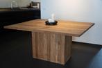 Massieve houten eettafel voor 8 personen, Huis en Inrichting, Ophalen, Gebruikt, 100 tot 150 cm, Vijf personen of meer
