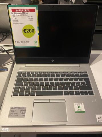 Laptop HP 735 G5 beschikbaar voor biedingen